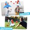 Summer Pool Wave Kids Shark Pool Toy, 3-in-1 Inflatable Float Water Game Basketball Football Head Hoop Toss